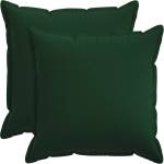 vidaXL Калъфка за възглавница 2 pcs HOUTEN Тъмнозелено 70 x 70 cm (921247)