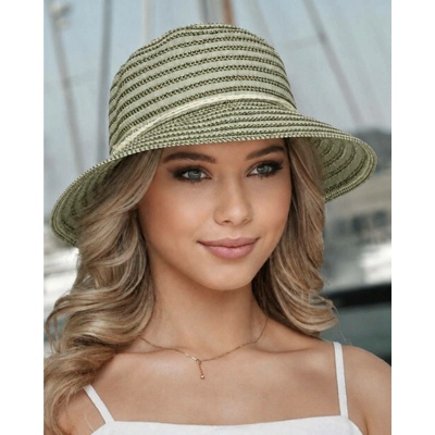 Krumlovanka letní nemačkavý klobouk Ba-30245507-702 khaki