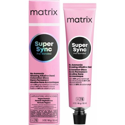 Matrix SoColor Sync Pre-Bonded Alkaline Toner Full-Bodied 8M Hellblond Mocca 90 ml