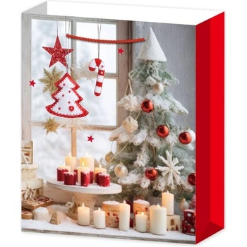 Raya Toys Подаръчна торбичка Raya Toys Коледна Елха, 23 см