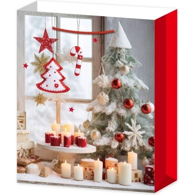 Raya Toys Подаръчна торбичка Raya Toys Коледна Елха, 23 см