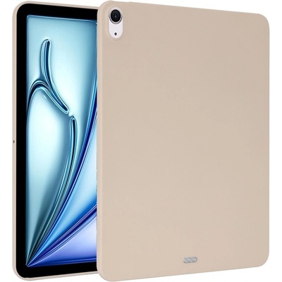 Protemio 77041 RUBBER Ochranný kryt Apple iPad Air 11 2024 béžový