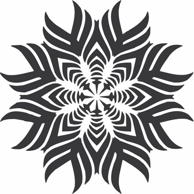 Plastová šablona Mandala 14,5 × 14,5 cm – Hledejceny.cz