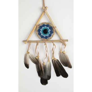 Lapač snů TRIANGULAR EYE tmavě modrá