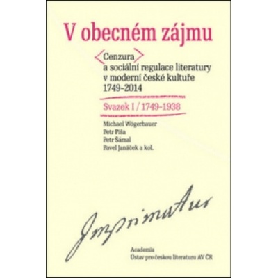 V obecném zájmu - Michael Wögerbauer - 2015