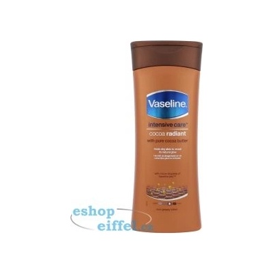 Vaseline Intesive tělové mléko pro suchou pokožku (Cocoa Radiant with Pure Cococa Butter) 400 ml