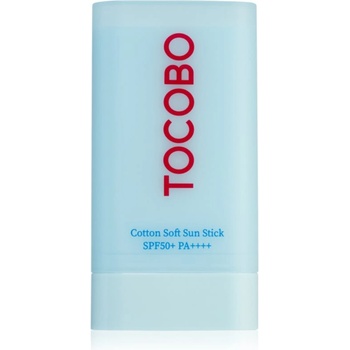 TOCOBO Cotton Soft Sun Stick защитен хидратиращ стик с матиращ ефект SPF 50+ 19 гр