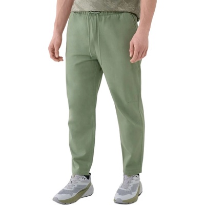 4F-TROUSERS CAS-WSS25TTROM0999-44S-OLIVE zelená