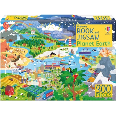 Jigsaw Planet Earth Book and 300 dílků