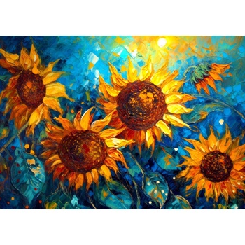 Image 1 of Enjoy - Puzzle Sunflowers Reunion - 1 000 piese