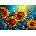 Enjoy - Puzzle Sunflowers Reunion - 1 000 piese