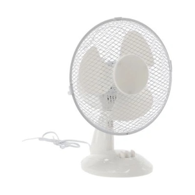 Вентилатор за маса 27cm 25W Бял (FAN9066)