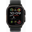 Apple Watch Ultra 2 49 mm čierny titán s čiernym trailovým ťahom M/L MX4V3CS/A