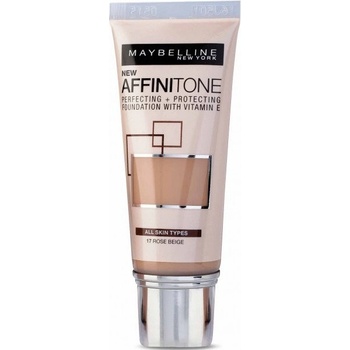 Maybelline Affinitone Foundation sjednocující make-up 17 Rose Beige 30 ml