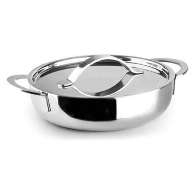 ibili Плитка тенджера IBILI Triply със стоманен капак - Ø16 x h4.3 см (IBILI 654016)
