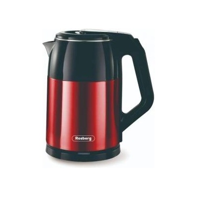 Rosberg Електрическа кана Rosberg, 1500W, 1.8L, Автоматично изключване, Червен/Черен, R51230S