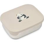 LIEWOOD Детски контейнер за храна Liewood Kid's Arthur Printed Lunchbox Food storage - Panda / SandY/Dark Grey - размер 5, 5 x 13 x 17 cm (532-3368-0411)