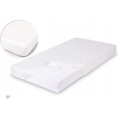 Matex prostěradlo s gumou bílé 60x120