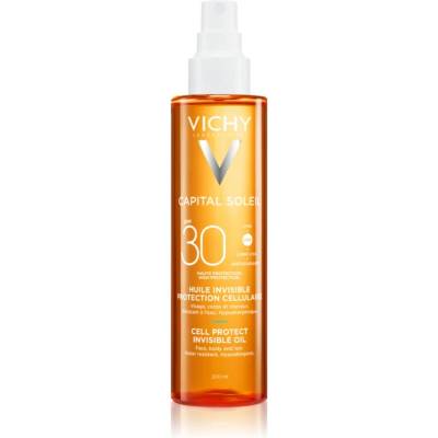 Vichy Capital Soleil Cell Protect Invisible Oil защитно масло SPF 30 200ml