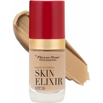 Pierre René Velvet Effect zamatový make-up SPF 30 no. 05 Tan Nude 25 ml