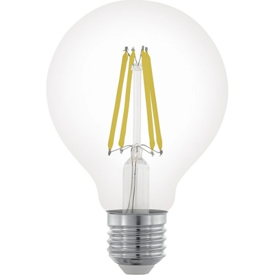 Eglo 110023 E27 7,5W 60W veľká guľa G80 LED svetelný zdroj filament 806lm 2700K regulovateľná intenzita svetla 320°