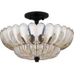 Elstead Lighting Quoizel QZ-WHITECAP-SF-M - Плафон WHITECAP 4xE14/40W/230V Ø 39, 5 cm (ED0897)