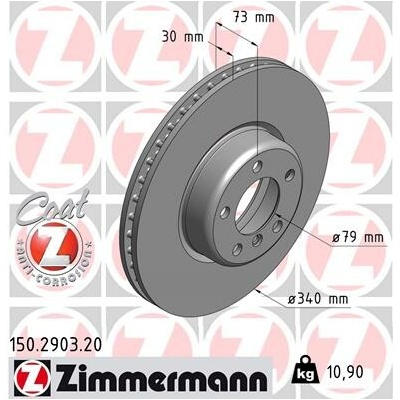 Brzdový kotouč ZIMMERMANN 150.2903.20 (150290320)