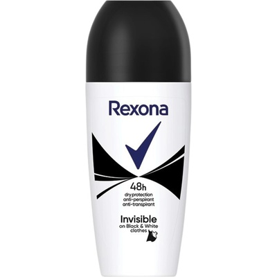 Rexona Стик против изпотяване Invisible Black & White, 50 ml