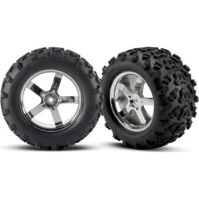 Traxxas велосипед 3.8", диск Hurricane сребърен, гуми Maxx (2)