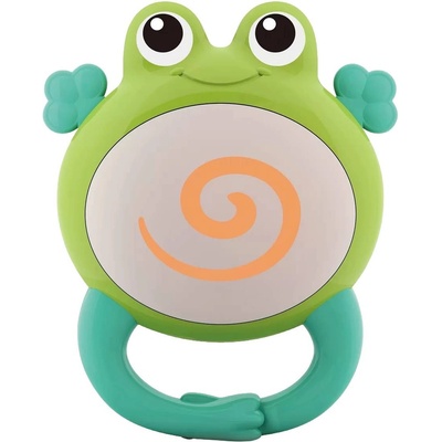 Hola Toys Бебешка дрънкалка и гризалка Hola Toys - Жаба (E318B_2)
