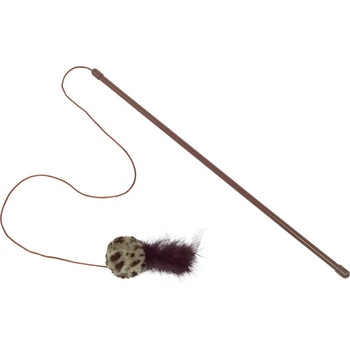 Nobby Rod with rattle ball with feathers - въдица с топче и перце 45 см