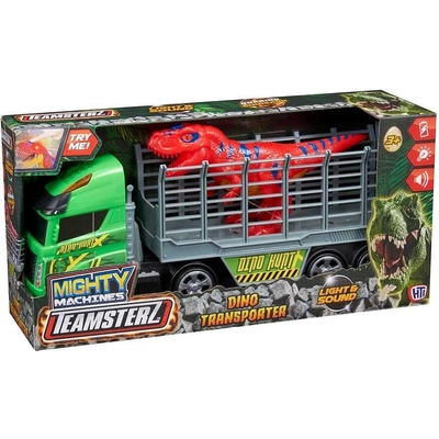HTI HTI TEAMSTERZ Mighty Machines Камион с Динозавър звук и светлина (1012636F)