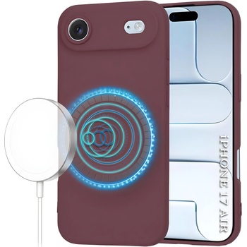 Techsuit - SoftFlex MagSafe калъф за Apple iPhone 17 Air - Червен KP38506 (38506)