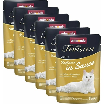 Animonda Vom Feinsten Raffinesse In Sauce kura & králik v omáčke 6 x 85 g