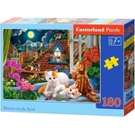 Castorland Пъзел Castorland от 180 части - Котенца на покрива (B-018499) - baby