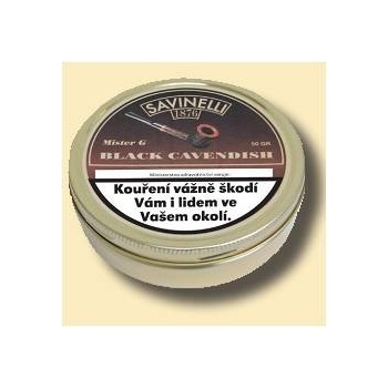 Savinelli Black Cavendish Mr.G 50 g