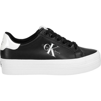 Calvin Klein sneakersy Jeans Bold Vulc Flatf Lace Lth Met YW0YW01393 černá
