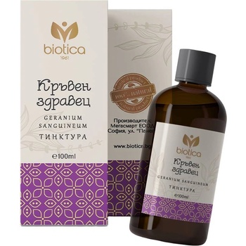 Biotica 1961 Тинктура от кръвен здравец, 100 ml, Biotica 1961