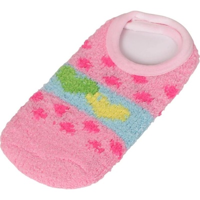 Детски терлици от букле в розово и синьо със сърца