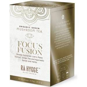 Ra Hygge Зелен чай Ra Hygge Focus Fusion с Лъвска грива, порциониран, био, 16 бр