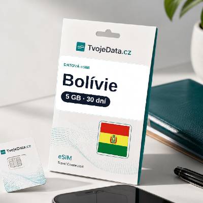 eSIM Bolívie 5 GB / 29 dní - Bolívie CKH299