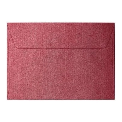 Obálky C6 Pearl červená 120g, 10ks, Galeria Papieru