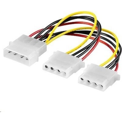 PREMIUMCORD Kabel napájecí HDD 5,25"-2x5,25", kn-1