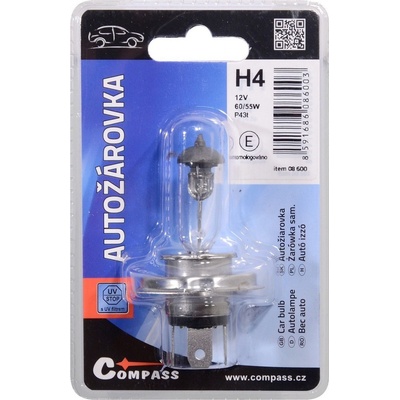 Compass 12V H4 60/55W P43t 1ks 08600