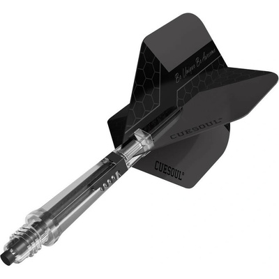 Cuesoul KOFF černé integrované Big Standard letky a karbonové násadky velikosti 4