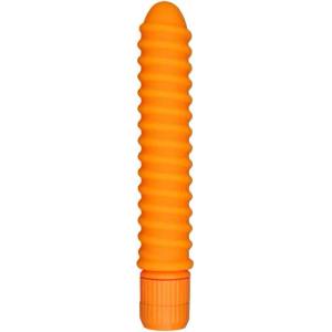 Seven Creations ВИБРАТОР FUNKY RIBBED ORANGE ОТ SexOutlet. bg