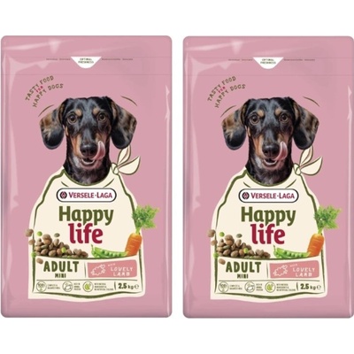 Versele-Laga Happy Life Adult Mini Lamb 2 x 2,5 kg