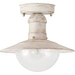 Brilagi - Външно таванно осветително тяло MOLDE 1xE27/60W IP44 бяло/патина (BG2664)