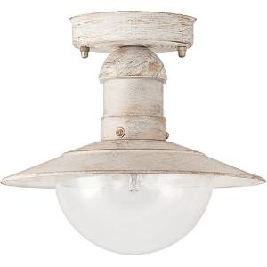 Brilagi - Външно таванно осветително тяло MOLDE 1xE27/60W IP44 бяло/патина (BG2664)