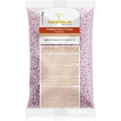 XanitaliaPro FilmWax Pelables Extra Crystal Mauve Jasmín zrnka vosku na depilaci 800 g